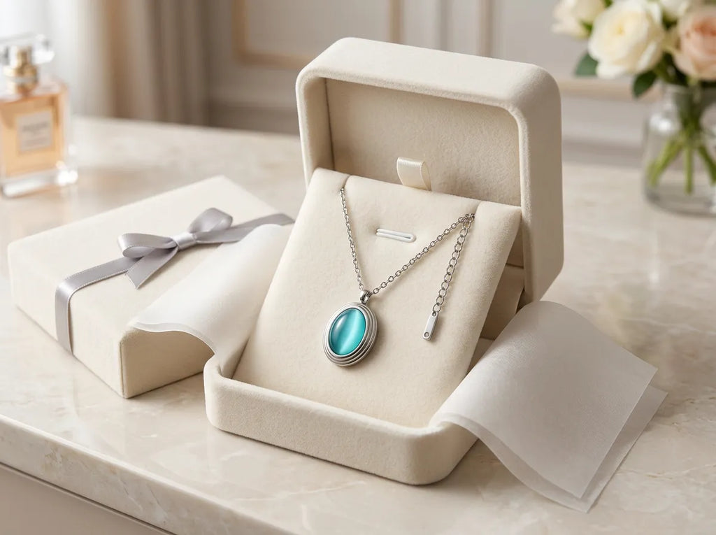 Turquoise Circular Halo Pendant