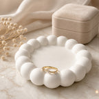 Dainty Tri-Solitaire Ring