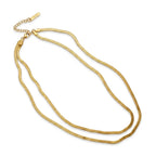 Dual Layer Sleek Herringbone Chain