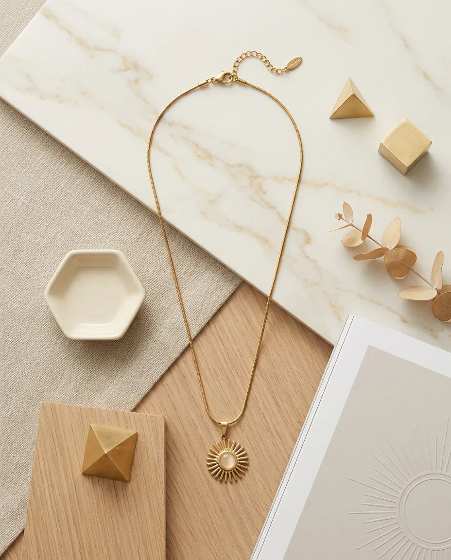 Soleil Radiant Sunburst Pendant