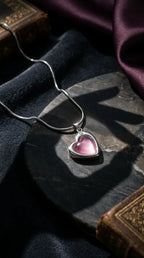 Amethyst Hued Gemstone Heart