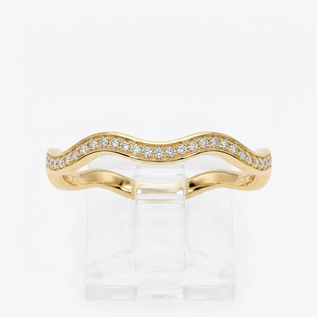 Sleek Shimmer Wave Band