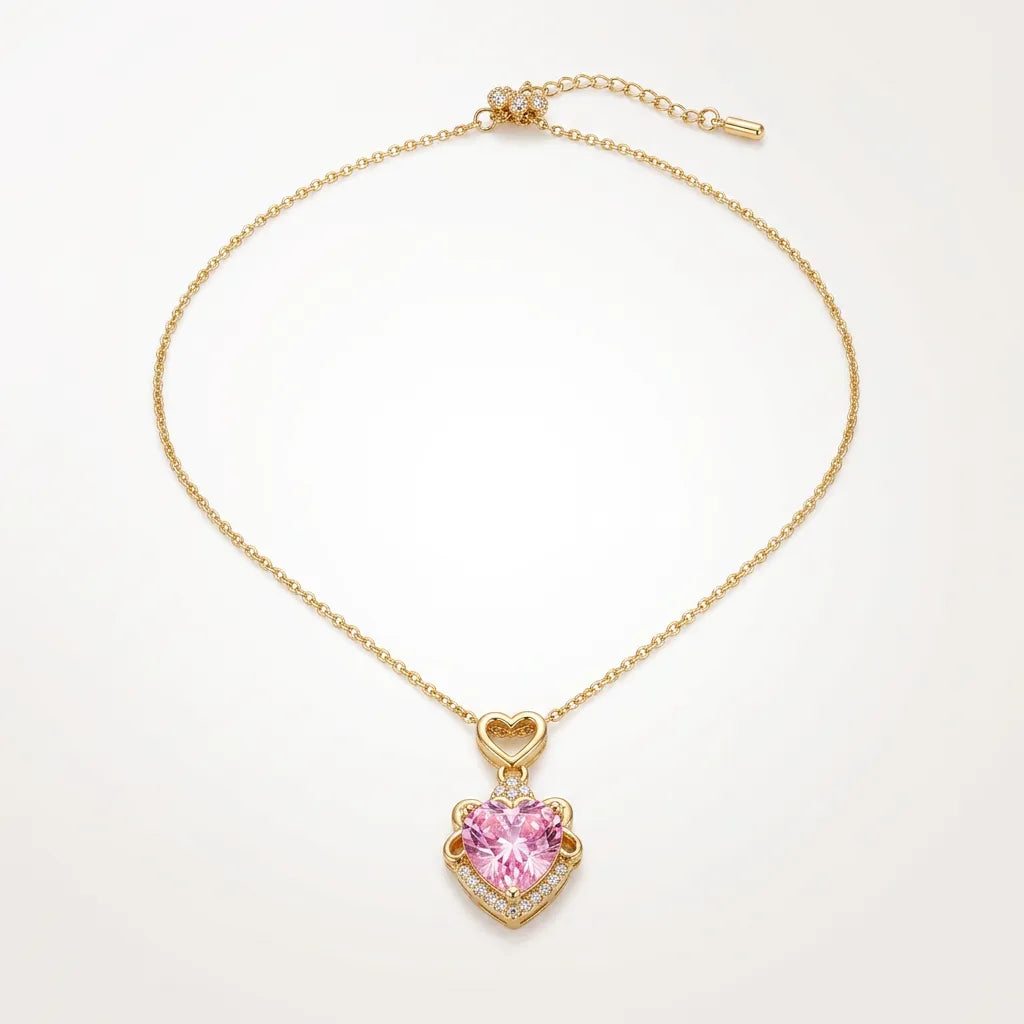 Amour Crystal Heart Pendant