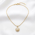 Polaris Mother-of-Pearl Coin Pendant