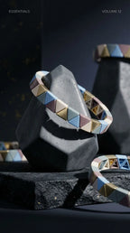 Geometric Ceramic Bangle