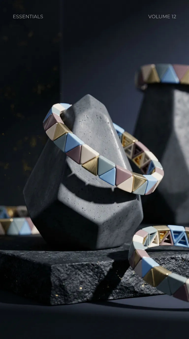 Geometric Ceramic Bangle