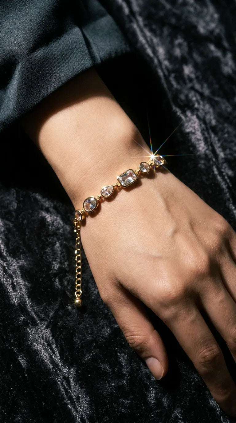 Aria Multi-Shape Crystal Bracelet
