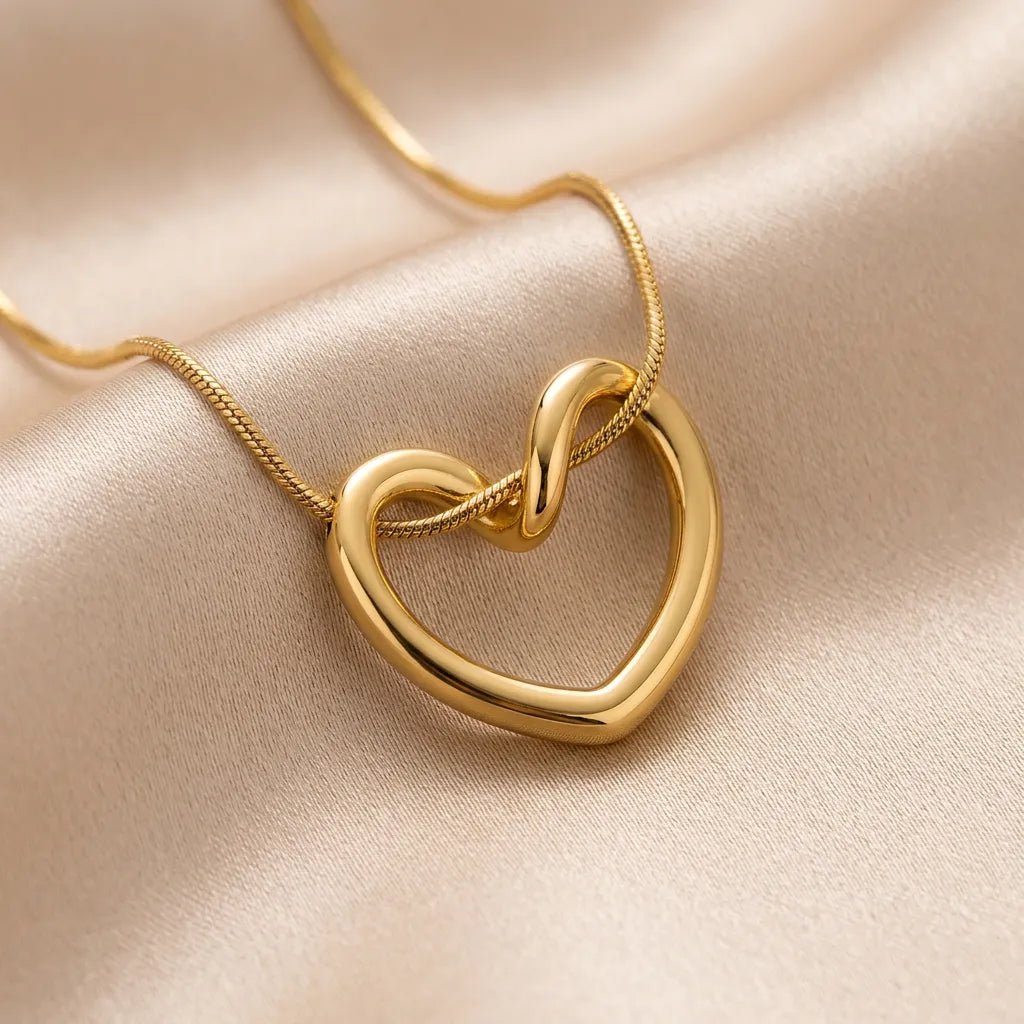 Sculptural Heart Pendant