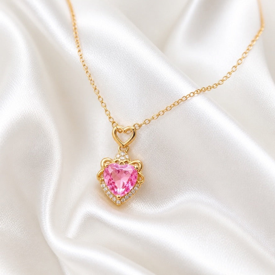 Amour Crystal Heart Pendant