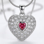 Amour Heart Double Layered Necklace