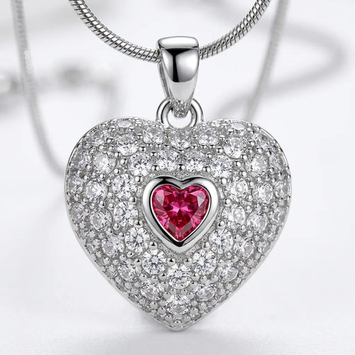 Amour Heart Double Layered Necklace