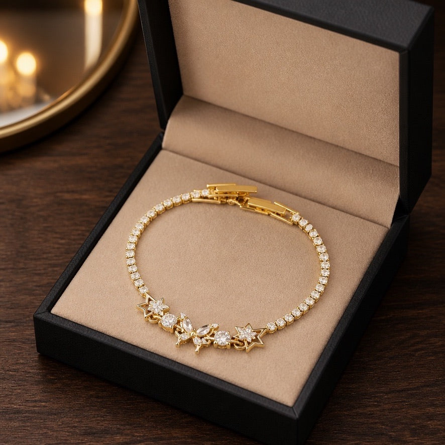 Celestial Butterfly Charm Chain