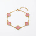 Blossom Pink Clover Bracelet
