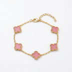 Blossom Pink Clover Bracelet
