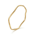 Minimalist Wave Bangle
