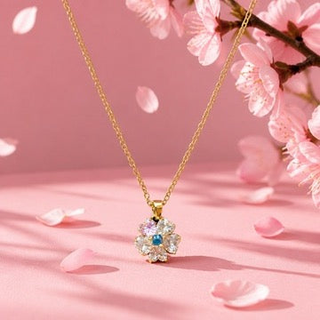 Aria Blush Blossom Pendant