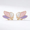 Filigree Pastel Leaf Earrings