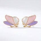 Filigree Pastel Leaf Earrings