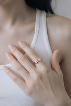 Blossom Pearl Open Ring