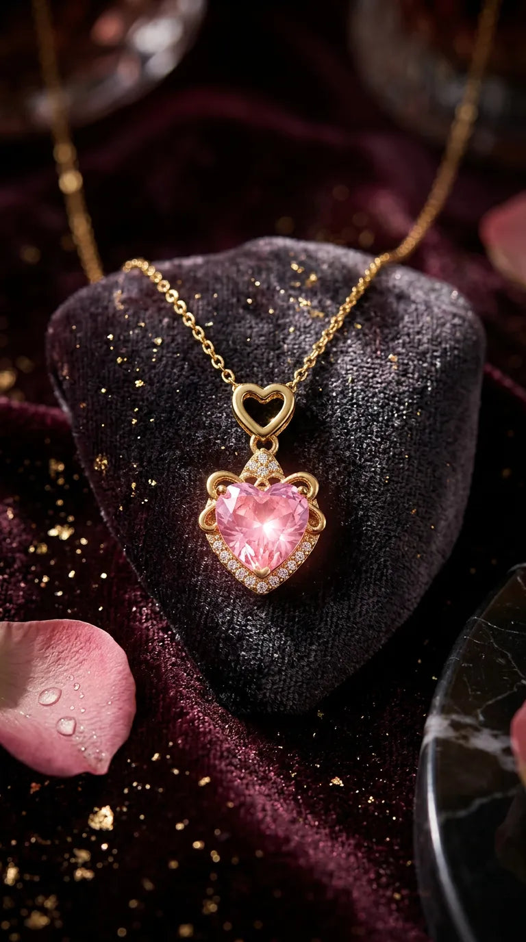 Amour Crystal Heart Pendant