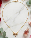 Delicate Bow Silhouette Chain