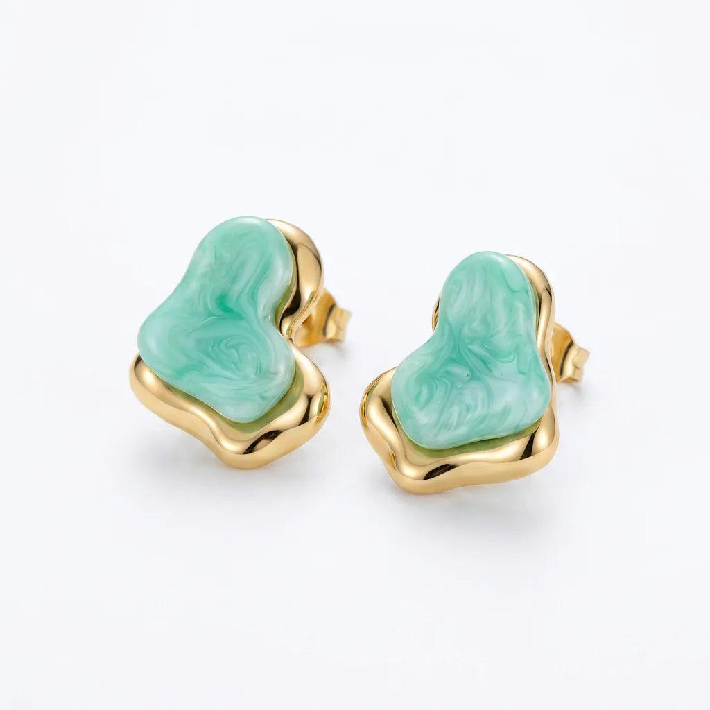 Asymmetric Mint Quartz Drops