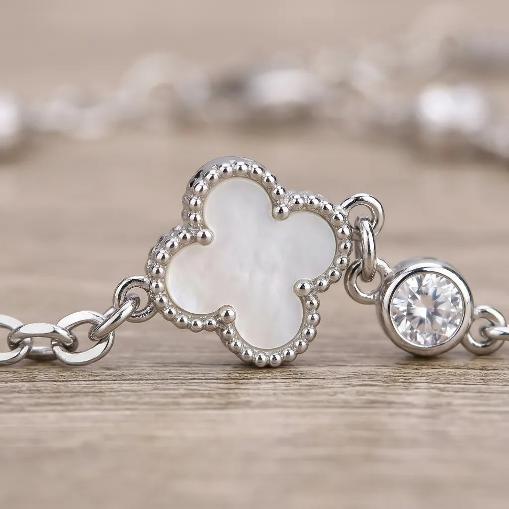 Amour Mother-of-Pearl Quad Clover Bracelet