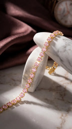 Rose Quartz Tennis Bracelet