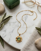 Vintage Sunburst Medallion Chain