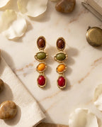 Multi-Tier Earth Gemstone Drops