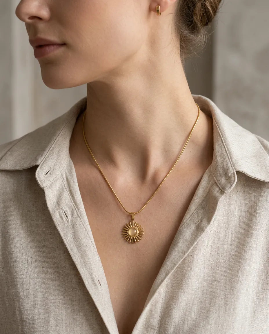 Soleil Radiant Sunburst Pendant