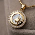 Polaris Mother-of-Pearl Coin Pendant