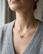 Delicate Bow Silhouette Chain