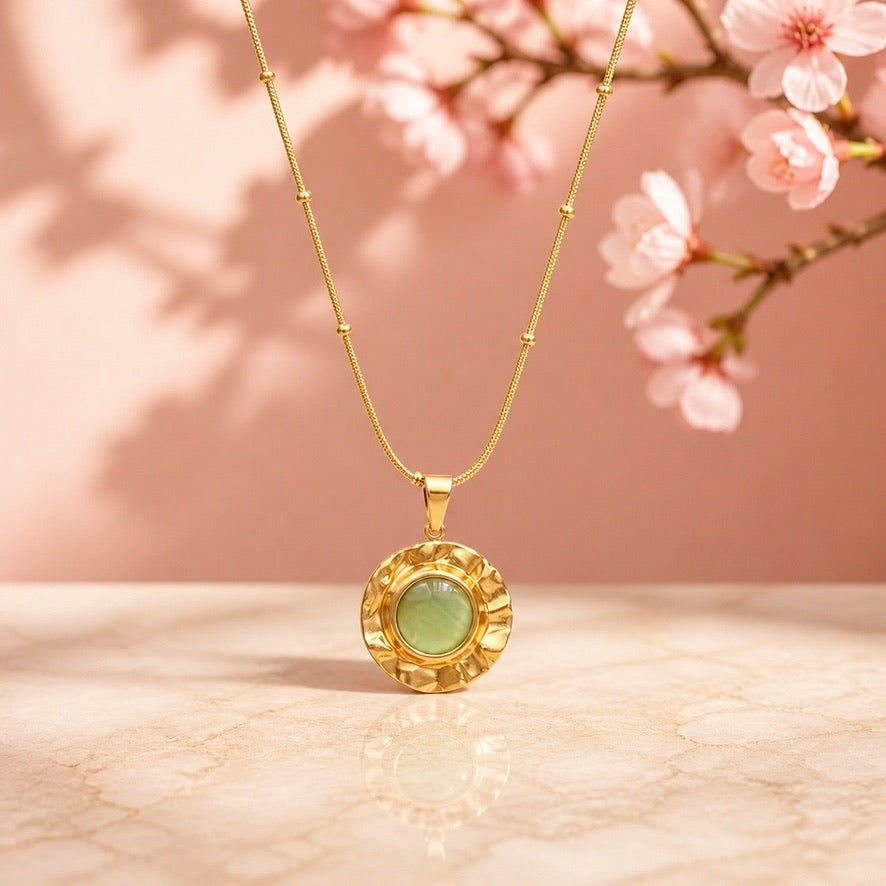 Vintage Sunburst Medallion Chain