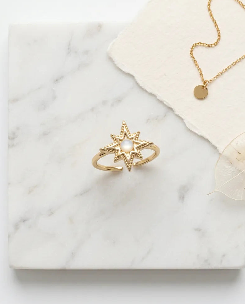 Nova Starburst Statement Ring