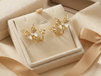 Mariposa Flight Crystal Studs