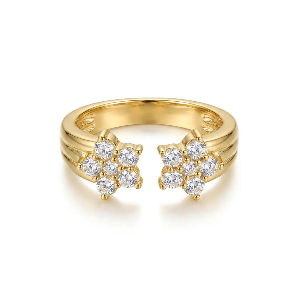 Blossom Pearl Open Ring