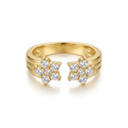 Blossom Pearl Open Ring