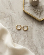 Polished Petite Hoop Earrings