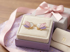 Filigree Pastel Leaf Earrings