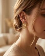 Radiant Sunburst Statement Studs