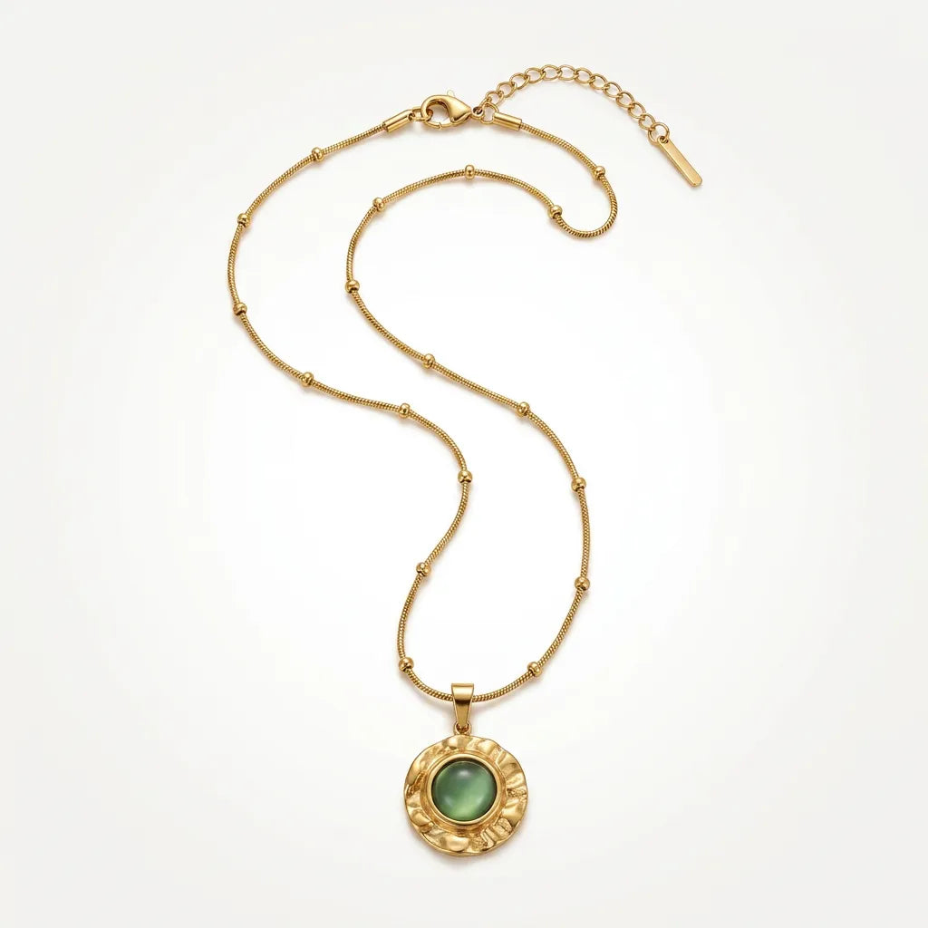 Vintage Sunburst Medallion Chain