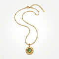 Vintage Sunburst Medallion Chain