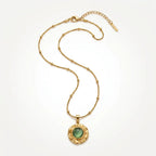 Vintage Sunburst Medallion Chain