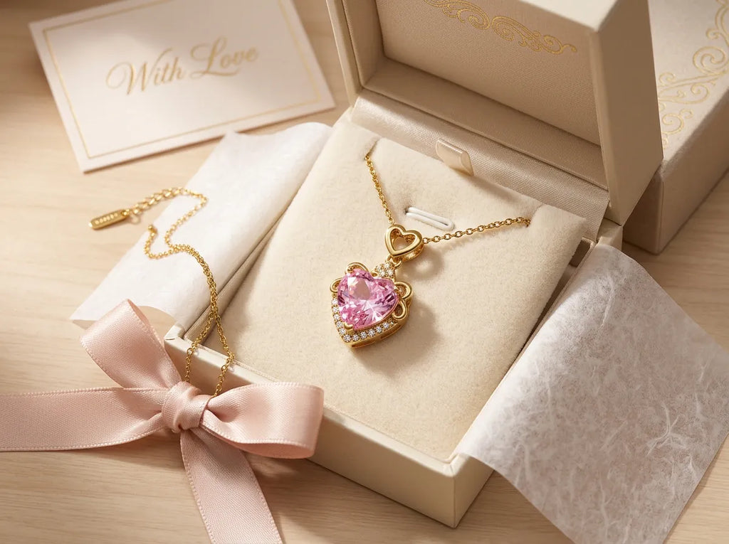 Amour Crystal Heart Pendant