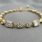 Aria Multi-Shape Crystal Bracelet