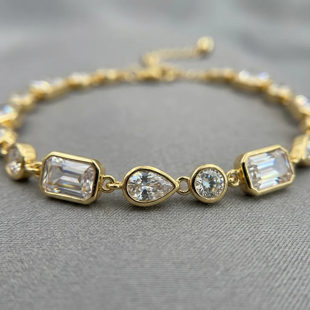 Aria Multi-Shape Crystal Bracelet