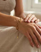 Intertwined Triple Link Bracelet