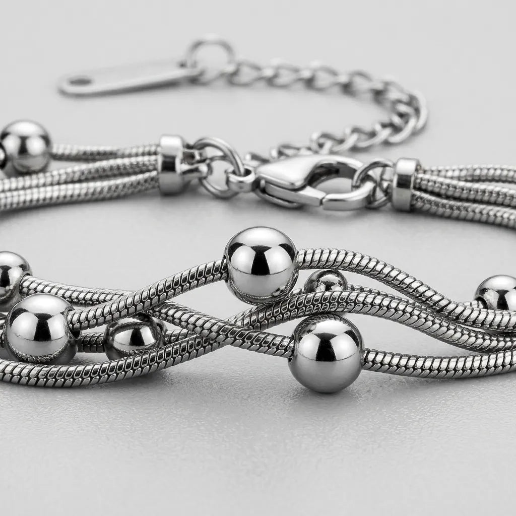 Intertwined Triple Link Bracelet