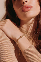 Intertwined Triple Link Bracelet